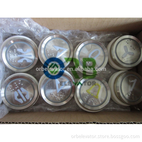 BA530 Elevator push button hall button lift button round button dia. 42mm elevator parts